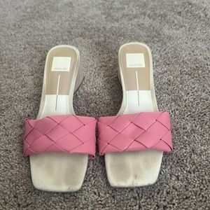 Dolce Vita Pink Leather Heels.